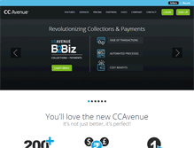 Tablet Screenshot of ccavenue.com